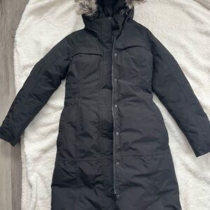 The North Face Women's Black Ski Jacket with Fur Hood